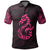 Manaia Maori Tattoo Polo Shirt Pink Unisex Black - Polynesian Pride