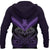 Maori Manaia New Zealand Hoodie Purple - Polynesian Pride