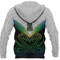 Maori Manaia New Zealand Hoodie Rasta - Polynesian Pride