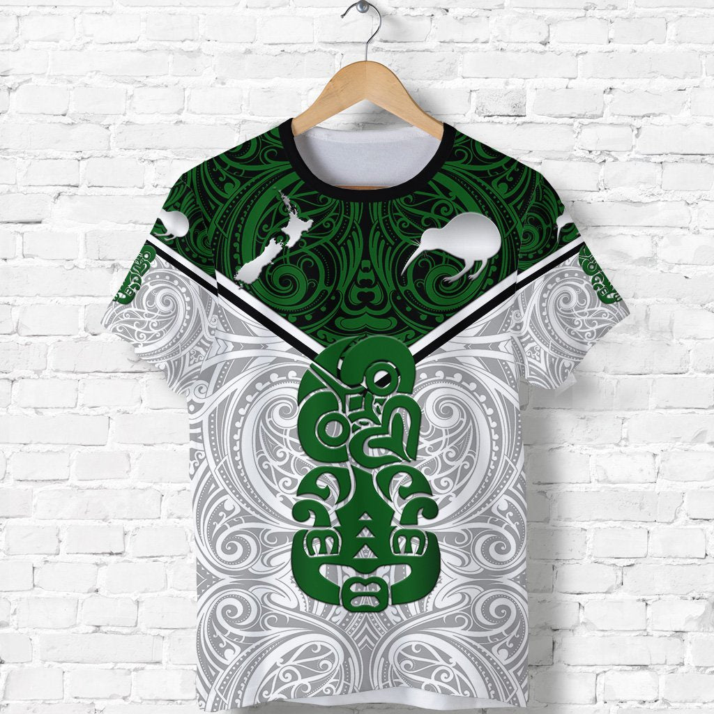 New Zealand Maori Rugby T Shirt Pride Version White Unisex White - Polynesian Pride