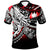 Marshall Islands Polo Tribal Jungle Red Pattern Unisex Red - Polynesian Pride