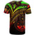 Marshall Islands T Shirt Reggae Color Cross Style - Polynesian Pride