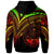 Marshall Islands Zip Hoodie Reggae Color Cross Style - Polynesian Pride