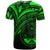 Marshall Islands T Shirt Green Color Cross Style - Polynesian Pride