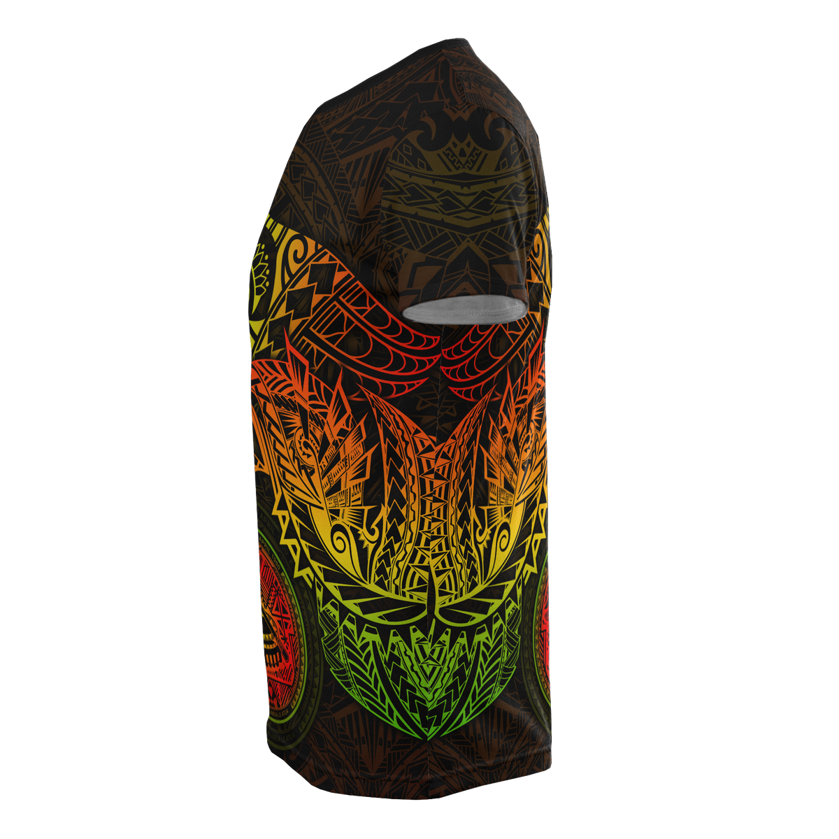 American Samoa T Shirt American Samoan Seal Reggae Turtle Manta Ray - Polynesian Pride