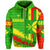 Hawaii Flag Kanaka Maoli Kakau Hoodie (Zip up) - Polynesian Pride