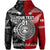 Custom Tonga New Zealand Rugby Hoodie Mate Maa Ngatu and Maori All Black Together LT8 - Polynesian Pride