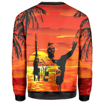 Hawaii Summer King Sunset Sweat Shirt - Polynesian Pride