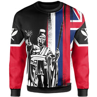 Hawaii King Flag Sweat Shirt - Polynesian Pride