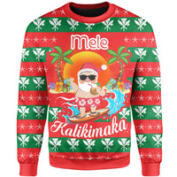 Hawaii Mele Kalikimaka Christmas Sweatshirts - Milo Style - AH - Polynesian Pride