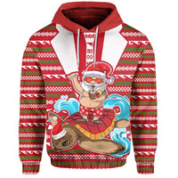 Hawaii Mele Kalikimaka Christmas Hoodie Kimbum Style - Polynesian Pride