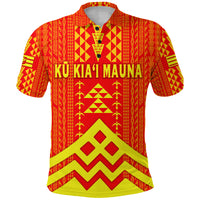 Hawaii Ku Kiai Mauna Polo Shirt We Are Mauna Kea Unique Vibes LT8 - Polynesian Pride