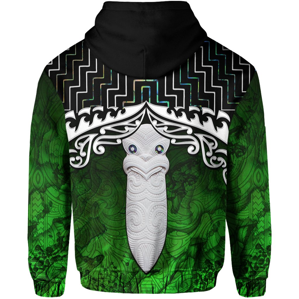 New Zealand Maori Hoodie, Poutama Taiaha Mauri Pullover Hoodie - Polynesian Pride