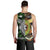 New Zealand Maori Aotearoa And Australia Aboriginal Men Tank Top Together - Green LT8 - Polynesian Pride