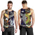 New Zealand Maori Aotearoa And Australia Aboriginal Men Tank Top Together - Purple LT8 - Polynesian Pride