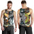 New Zealand Maori Aotearoa And Australia Aboriginal Men Tank Top Together - Paua Shell LT8 - Polynesian Pride