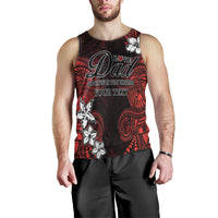 (Custom Personalised) Polynesian Fathers Day Men Tank Top I Love You In Every Universe - Red LT8 Red - Polynesian Pride