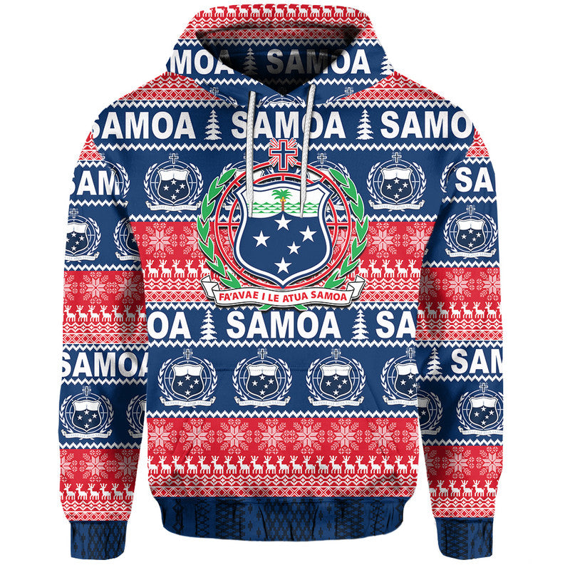 Samoa Christmas Hoodie 2022 LT6 Pullover Hoodie - Polynesian Pride