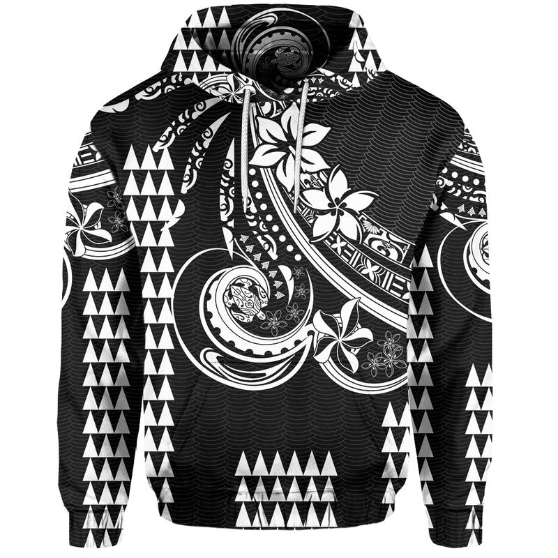 Custom Kakau Hawaiian Polynesian Hoodie Black LT6 Black - Polynesian Pride