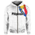 Custom Pilipinas Hoodie Simple Style White LT6 - Polynesian Pride