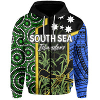 Custom South Sea Islanders Flag Style Hoodie Kanaka LT6 - Polynesian Pride