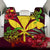 Kanaka Map Turtle Hibiscus Back Seat Cover - Red Velvet - AH - Polynesian Pride