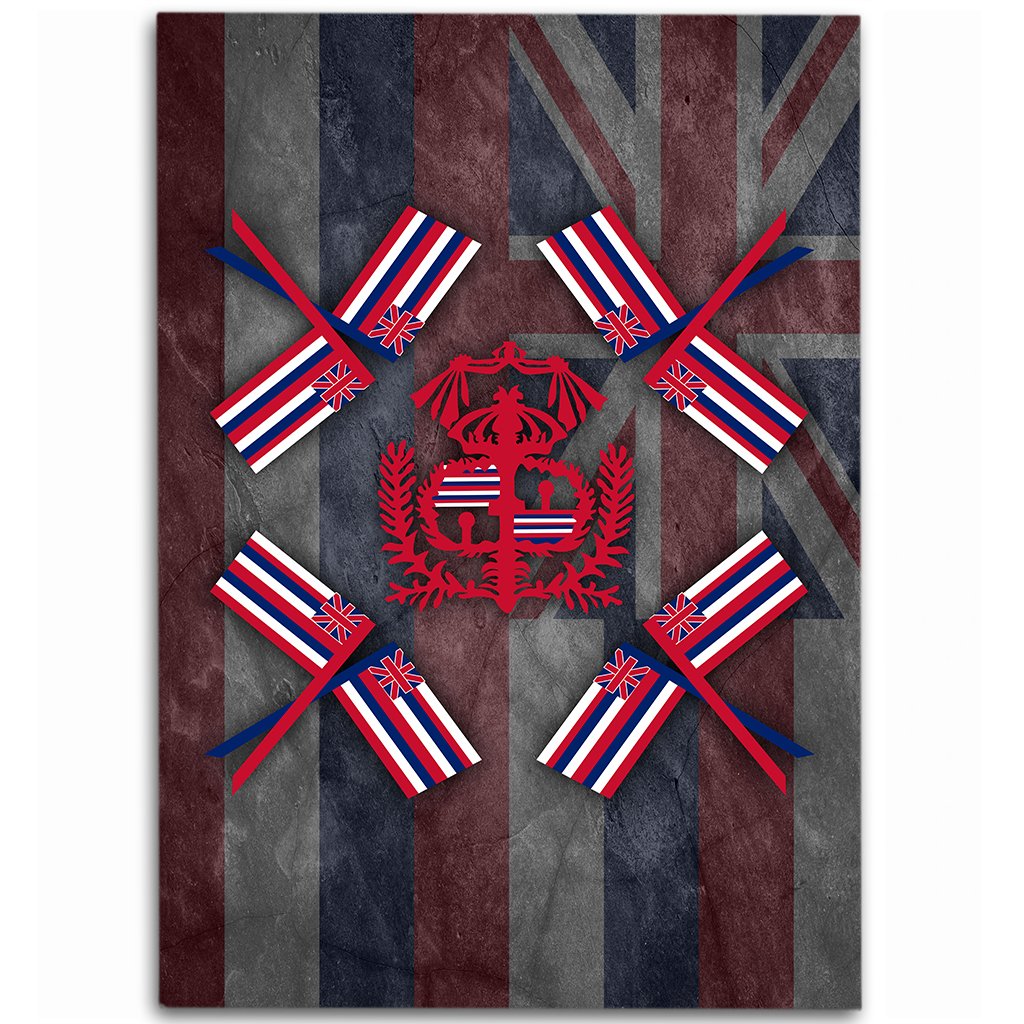 Hawaiian Flag Royal Area Rug - AH Red - Polynesian Pride