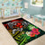 Hawaii Dophin Couple Love Polynesian Flower Area Rug - AH - Polynesian Pride