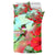 Hawaii Hummingbird Red Hibiscus Bedding Set - AH - Polynesian Pride