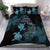 Hawaii Turtle Bedding Set Hibiscus To My Wife Blue AH - Polynesian Pride