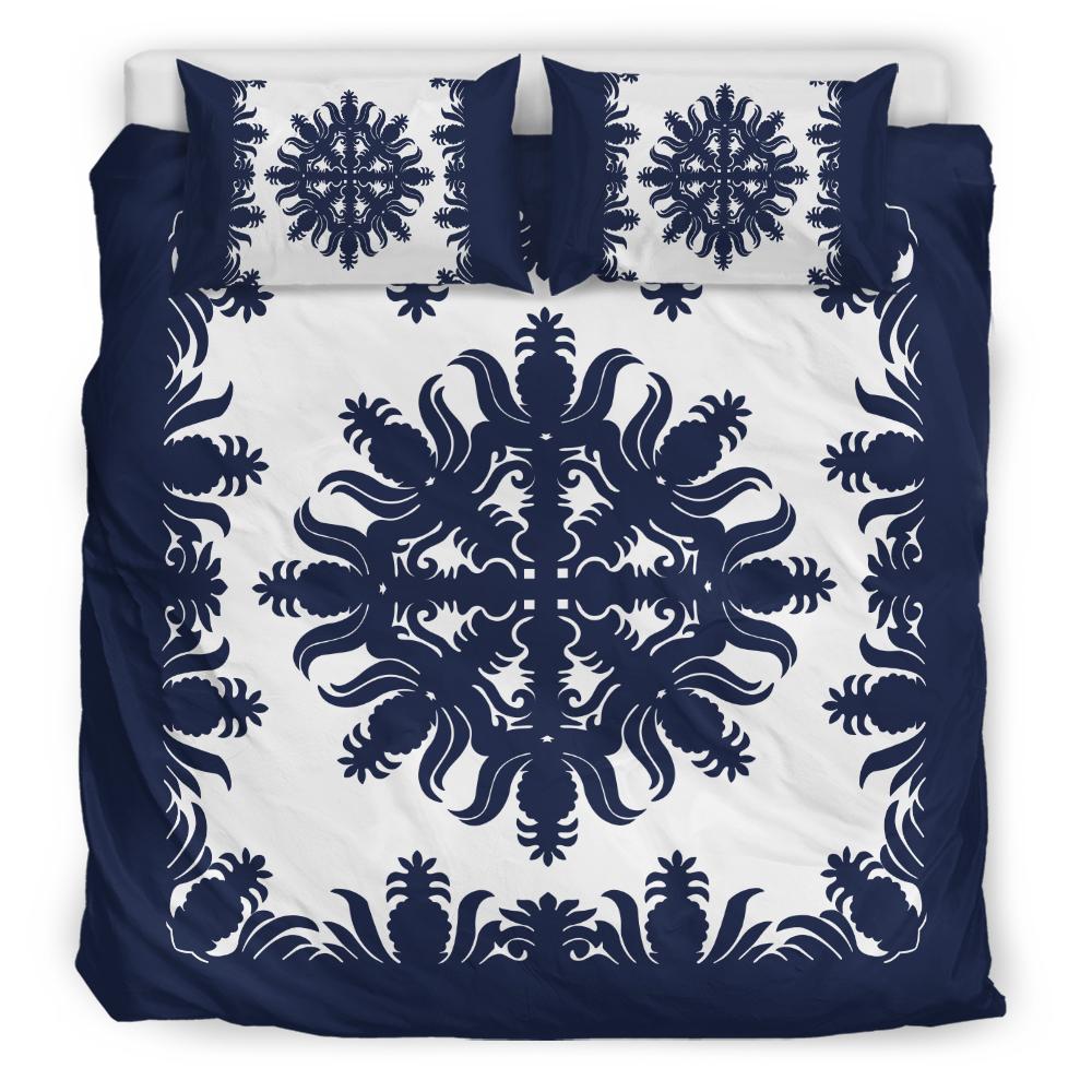 Hawaiian Quilt Pineapple Tropical Bedding Set - AH - Polynesian Pride