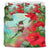 Hawaii Hummingbird Red Hibiscus Bedding Set - AH - Polynesian Pride