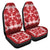 Hawaii Lehua Quilting Car Seat Cover - AH Universal Fit Red - Polynesian Pride