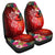 Hawaii Turtle Family Car Seat Covers - We Are Family - AH Universal Fit Red - Polynesian Pride