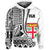 Custom Fiji Hoodie Masi Tapa Patterns White Style LT6 White - Polynesian Pride