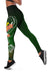 Hawaii Turtle Plumeria Polynesian Leggings - Luck Style - AH Green - Polynesian Pride