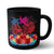 Hawaii Turtle Couple Hibiscus Valentine Pattern Mug - Romance Style - AH Mug 11oz Black - Polynesian Pride