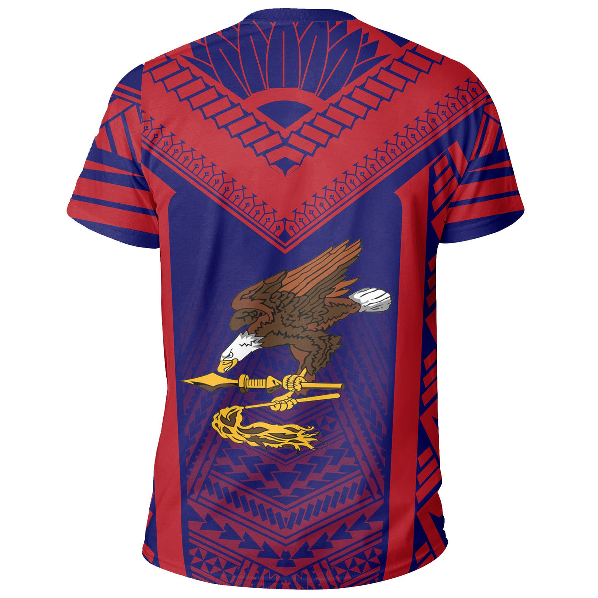 American Samoa Coat of Arms Polynesian T Shirt Active - Polynesian Pride