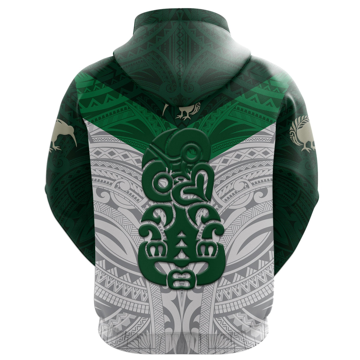 Aotearoa Rugby Hoodie Maori Kiwi - Polynesian Pride