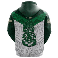 Aotearoa Rugby Hoodie Maori Kiwi - Polynesian Pride