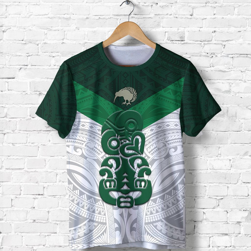 Custom Aotearoa Rugby T Shirt Maori Kiwi Unisex Green - Polynesian Pride