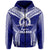 Custom Tupou College Zip Hoodie Blue Style LT6 Unisex Blue - Polynesian Pride