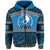 Custom Yap Zip Hoodie Polynesian Patterns LT6 Unisex Blue - Polynesian Pride