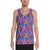 Hawaii Tropical Flowers Pink - Hawaii Men's Tank Top AH White - Polynesian Pride