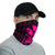 Hawaii King Kanaka Kakau Neck Gaiter - Pink - Polynesian Pride