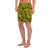 Polynesian Maori Lauhala Yellow Men's Athletic Long Shorts - Polynesian Pride