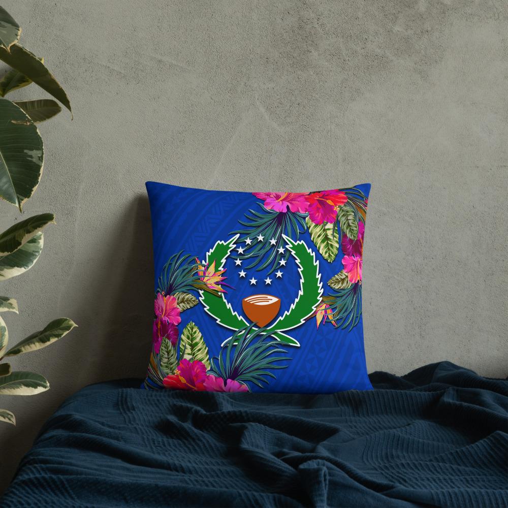 Pohnpei Polynesian Pillow - Hibiscus Surround - Polynesian Pride