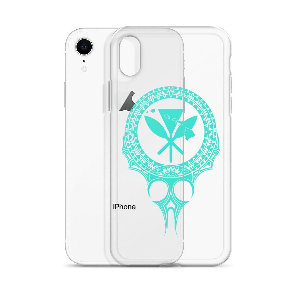 Kanaka Maoli Iphone Case The Eyes Turquoise AH - Polynesian Pride