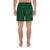 Polynesian Nation Green Men's Athletic Long Shorts - Polynesian Pride