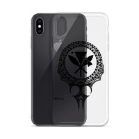 Kanaka Maoli Iphone Case The Eyes Black AH iPhone XS Max Phone Case Black - Polynesian Pride